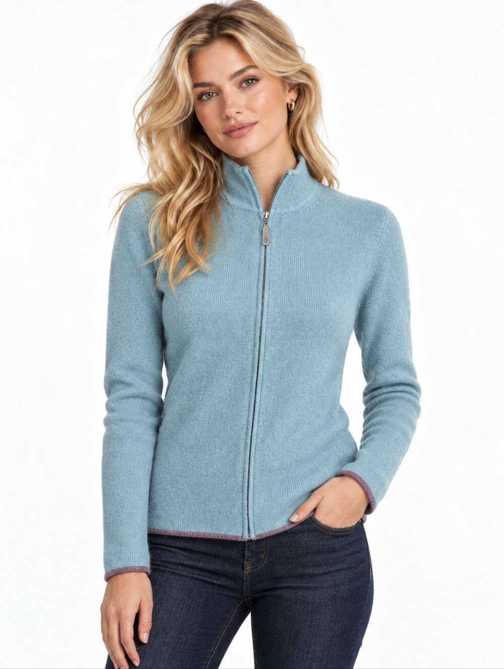 Patagonia cashmere zip up sweater size XL